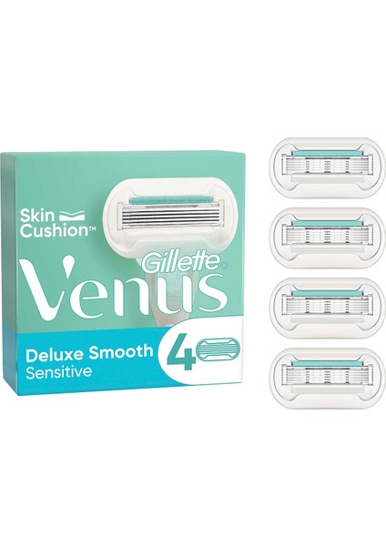 Deluxe Smooth Yedek 5 Bıçaklı 4 Adet