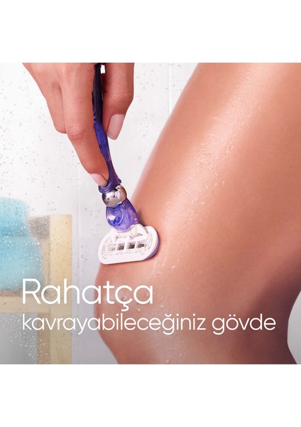 Gillette Venus Swirl Tıraş Makinesi + 3 Adet Yedek Başlık