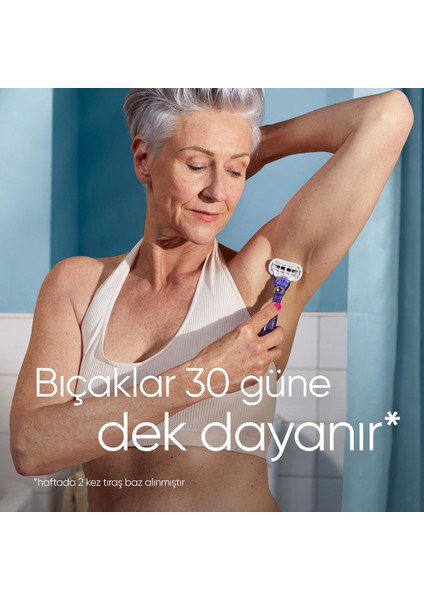 Gillette Venus Swirl Tıraş Makinesi + 3 Adet Yedek Başlık