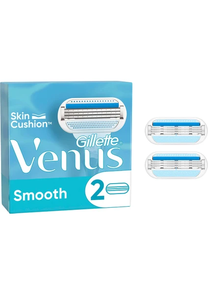 Gillette Venus Smooth Kadın Tıraş Bıçağı 2 Adet