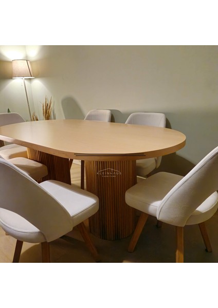 Adraste Yemek Masası, Oval Yemek Masası, modelleri