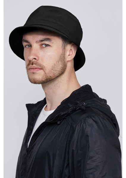 Yağmur Şapkası Balıkçı Safari Outdoor Bucket Hat Siyah fırsatları
