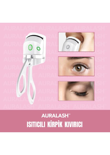 Kirpik Lifting Etkili Isıtıcılı Kirpik Kıvırıcı - Şarjlı