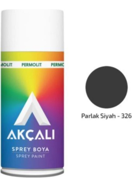 326 Parlak Siyah Sprey Boya 400M