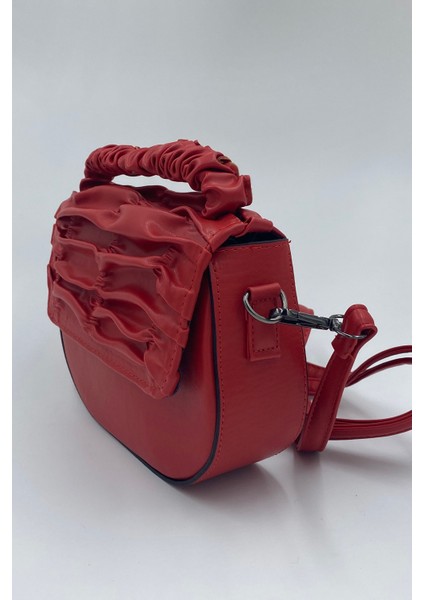 021 2502 Peluş Kadın Omuz Çantası Kırmızı Tek Ebat fiyatları