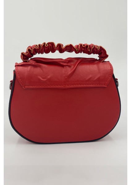 021 2502 Peluş Kadın Omuz Çantası Kırmızı Tek Ebat modelleri