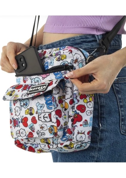 047 5500 Renkli Baskılı Omuz Çantası Renkli Baskılı Tek Ebat fiyatları