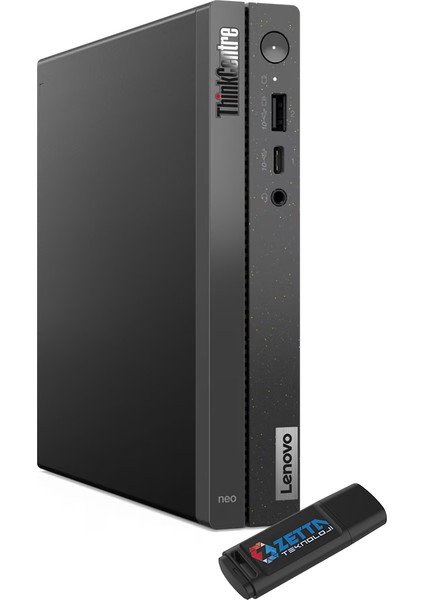 Thinkcentre Neo 50Q Gen 4 Intel Core I5-13420H 16GB 2tb SSD Windows 11 Home Masaüstü Bilgisayar 12LN0048TRH03 + Zetta Flash Bellek