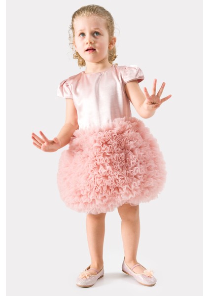 Bebek Kız Çocuk Doğum Günü Parti Düğün Elbise Tüllü Tütü Astarlı Çocuk Giyim bebek giyim Kız Bebek modelleri