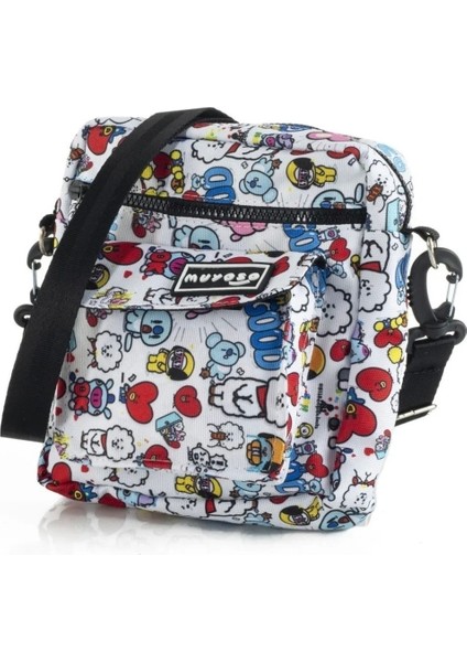 047 5500 Renkli Baskılı Omuz Çantası Renkli Baskılı Tek Ebat modelleri