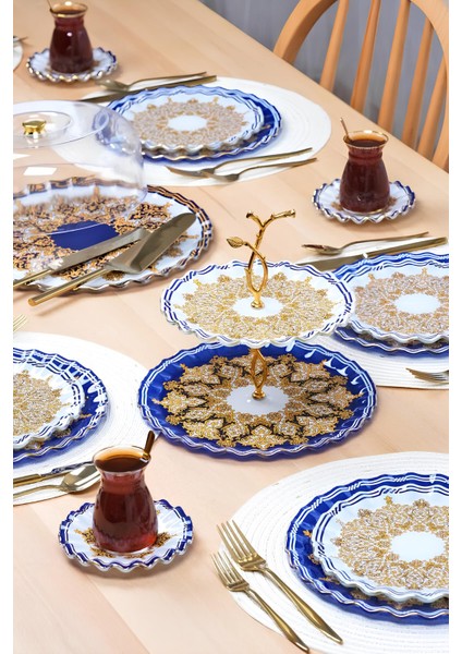 Marsel 28 Parça Pasta Ve Çay Takımı