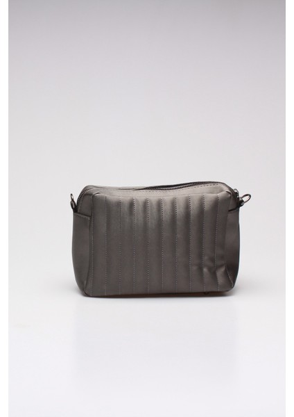 012 22005 Saten Kadın Omuz Çantası Füme Tek Ebat modelleri