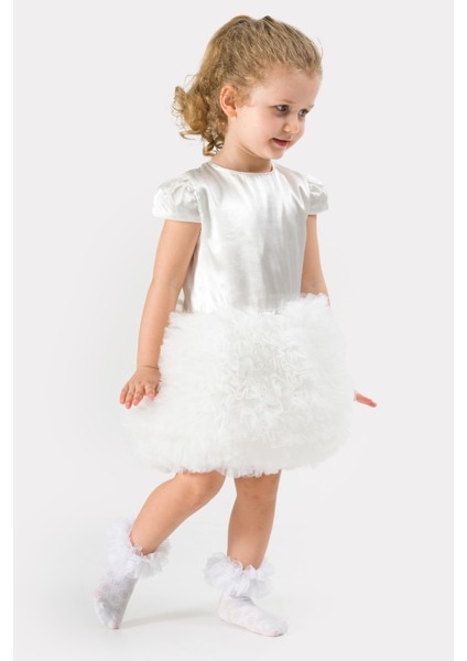 Bebek Kız Çocuk Doğum Günü Parti Düğün Elbise Tüllü Tütü Astarlı Çocuk Giyim bebek giyim Kız Bebek