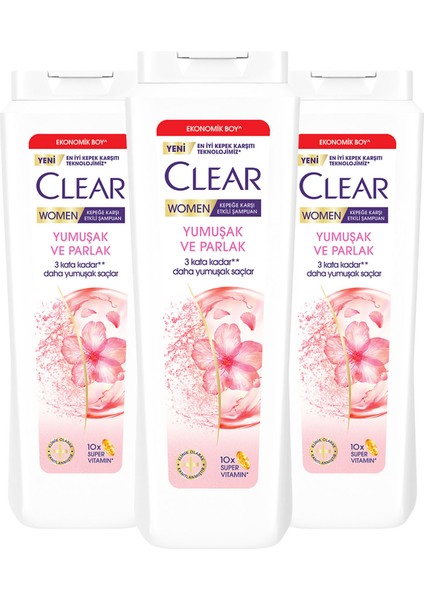 Women Kepeğe Karşı Etkili Şampuan Yumuşak ve Parlak 600 ml x3 fiyatları