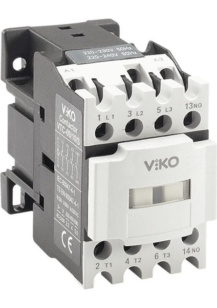Kontaktör 12AMPER-VTC-12/10/S