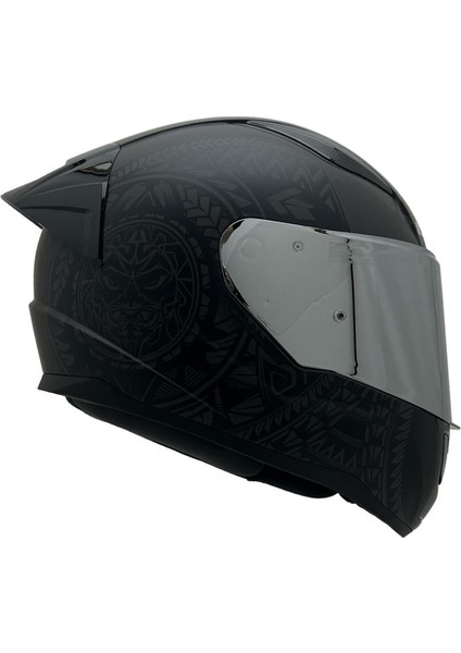 Rapıd 2 Takaroa Mat Siyah Kask Renkli Cam+Spoiler modelleri