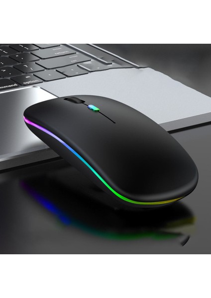 Sessiz 2.4g+ Bluetooth 5.2 Bağlantılı Rgb 1600 Dpı Optik Mouse