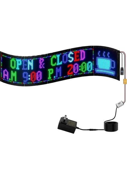 PM-23828 20X98CM Kayan Yazı LED Tabela