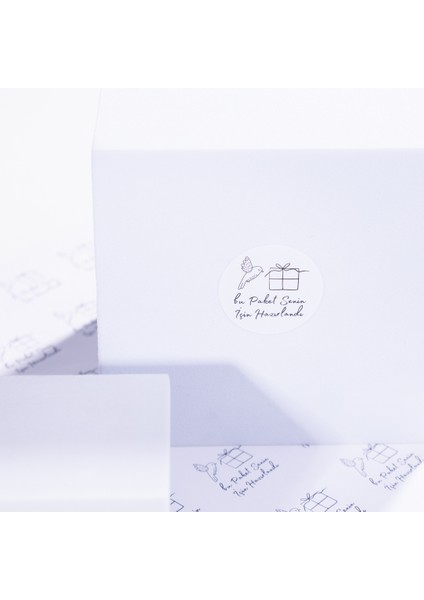 Bu Paket Senin Için Hazırlandı, Yazılı Sticker Seti, 525 Adet fiyatları