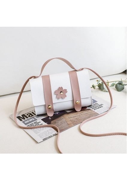 Casual Bayanlar Messenger Çanta Çiçek Küçük Kare Çanta (Yurt Dışından)