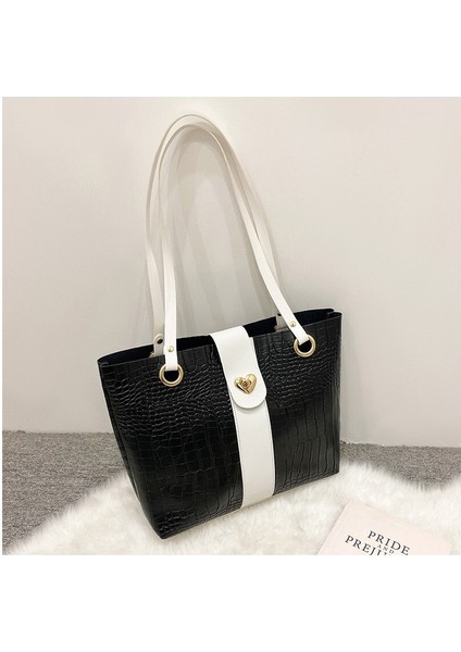 Yaratıcı Yazarlık Büyük Kapasiteli Çanta Bayan Tote Çanta (Yurt Dışından)