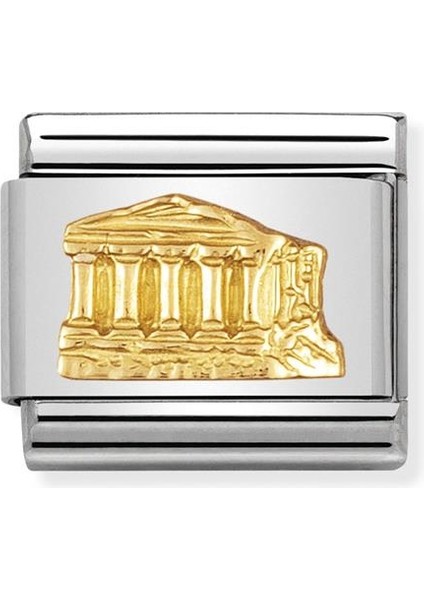 Composable Classic Dekoratif Link - Kabartma Anıtlar - Parthenon - 18K Altın
