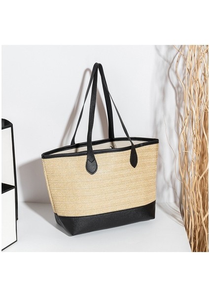 Yaratıcı Yazarlık Dokuma Toto Çanta Alışveriş Çantası Büyük Kapasiteli (Yurt Dışından)