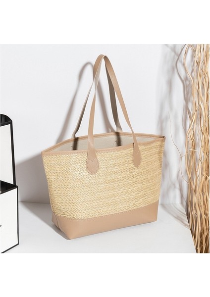 Yaratıcı Yazarlık Dokuma Toto Çanta Alışveriş Çantası Büyük Kapasiteli (Yurt Dışından)