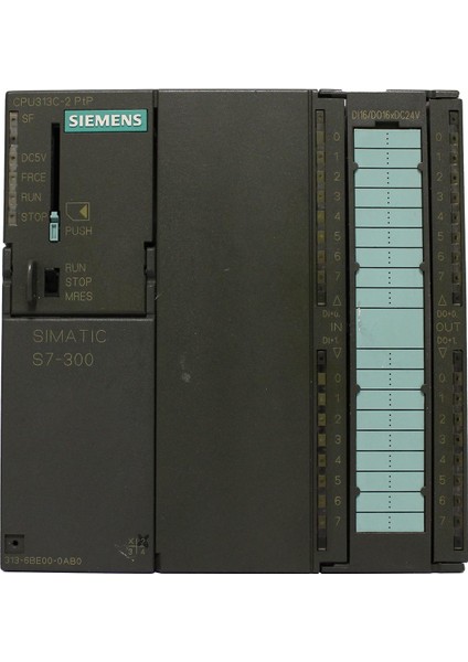 6ES7313-6BE00-0AB0, 6es7 313-6BE00-0AB0, Sımatıc S7-300, Cpu 313C-2, 16 Dı/16 Do 2. El