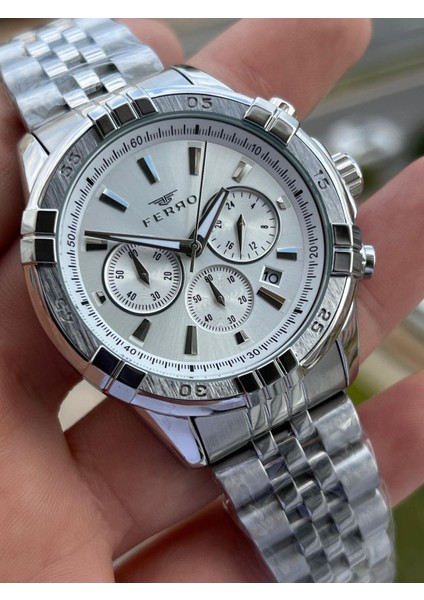 Çelik Kordon Iç Fonksiyonları Aktif Chronograph 30 mt Su Geçirmez Erkek Kol Saat EFM31389-A modelleri