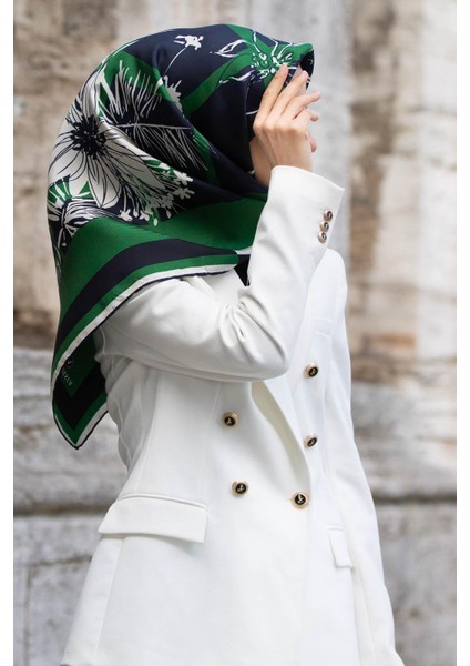 Twill Ipek Eşarp - 51019 - 0036-0033