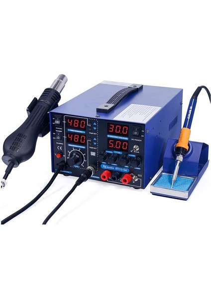 853D+ 5A Güç Kaynaklı Lehimleme ve Lehim Söküm Istasyonu fiyatları