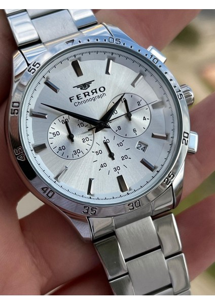 Çelik Kordon Iç Fonksiyonları Aktif Chronograph 30 mt Su Geçirmez Erkek Kol Saat EFM31382-A223