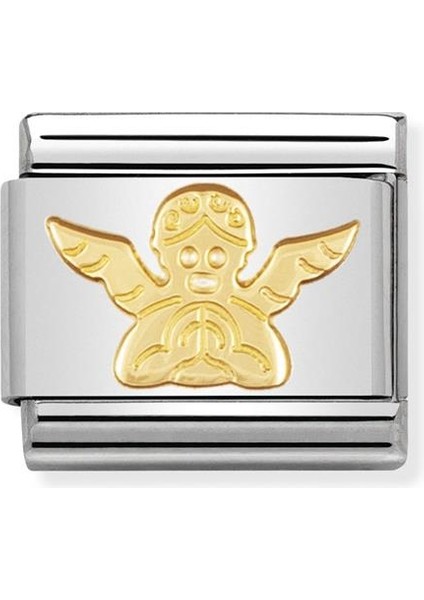 Composable Classic Dekoratif Link - Maneviyat - Melek - (04 Angel) 18K Altın