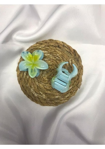 2'li Küçük Boy Lotus Çiçeği Mandal Toka 4.5 cm fiyatları