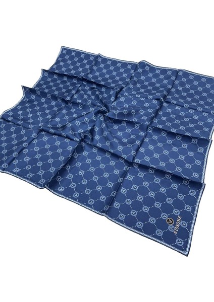 Twill İpek Eşarp - 52033 - 0031 İndigo