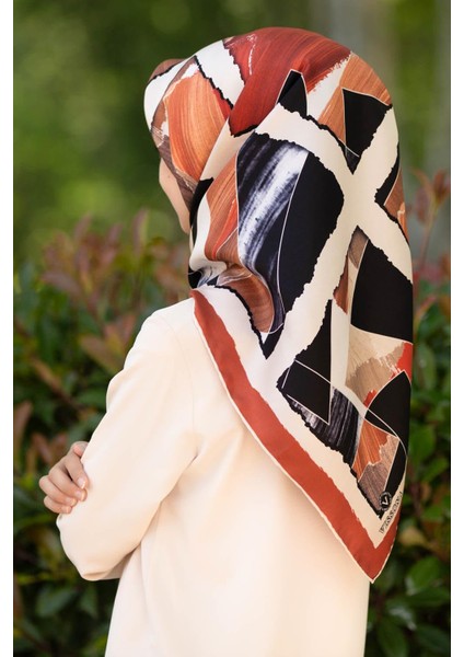 Twill Ipek Eşarp - 17542 - 0014-0004