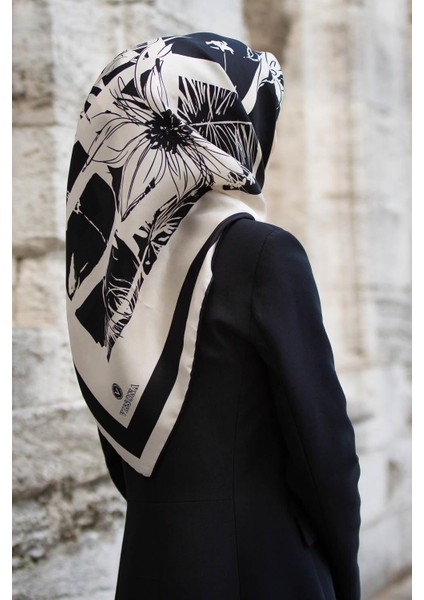 Twill Ipek Eşarp - 51019 - 0003-0001