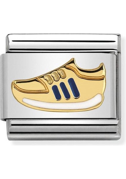 Composable Classic Dekoratif Link - Günlük Hayat - Mavi Spor Ayakkabısı - 18K Altın