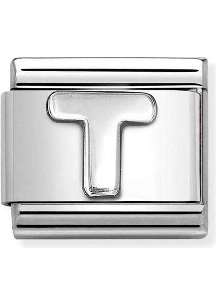 Composable Classic Dekoratif Link - Harfler - T - (20 T) 925 Gümüş