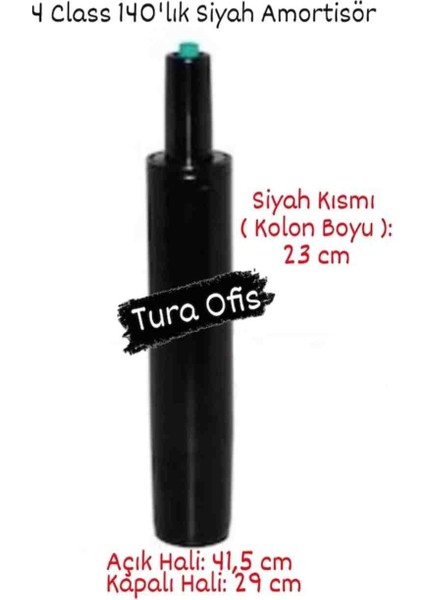 Ithal Çift Kollu Mekanizma+4 Class 140'LIK Siyah Amortisör
