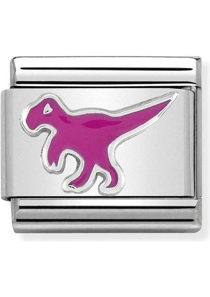 Composable Classic Dekoratif Link - Semboller - Dinozor - (21 Dinosaur) 925 Gümüş