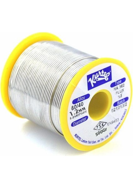 Lehim 500 Gr 1.2 mm 60/40 Kurtel