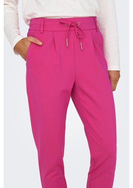 Normal Bel Regular Fit Dar Paça Onlpoptrash Pantolon Bayan Pantolon 15115847 modelleri