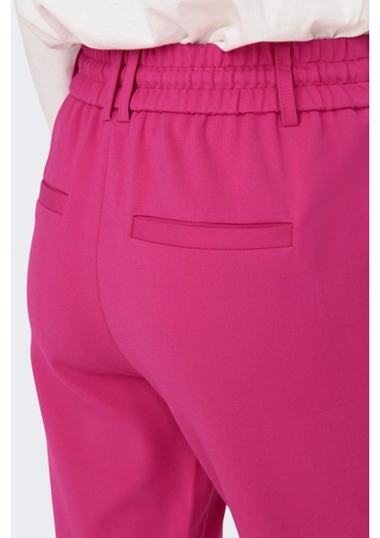Normal Bel Regular Fit Dar Paça Onlpoptrash Pantolon Bayan Pantolon 15115847 indirimleri