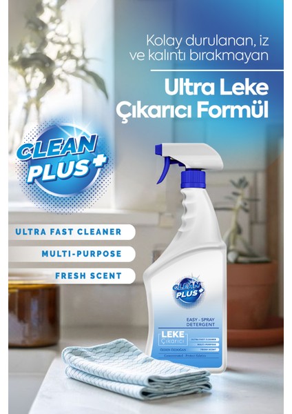 Özden Özdoğan Clean Plus+ Çok Amaçlı Ultra Güçlü Leke Çıkarıcı 750 ml