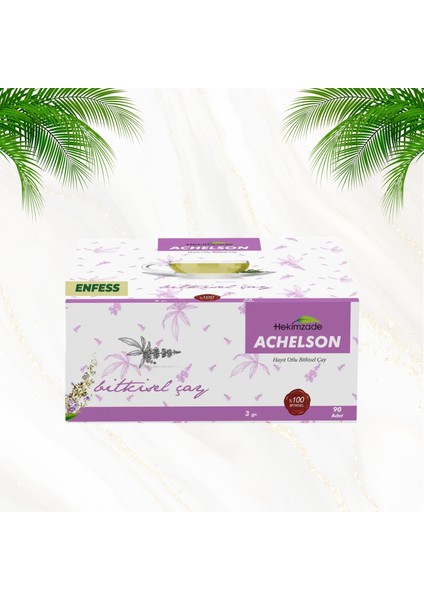 Achelson Paket Çay - Hayıt Otlu Bitkisel Karışım 90 Adet (3gr)