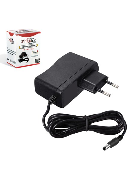 Hıghtek HT-1501 Adaptör 12 Volt 1 Amper 5.5x2.5mm