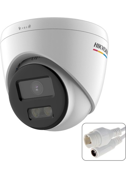 Hıkvısıon DS-2CD1327G0-LUF Dome Ip Kamera 2mp 2.8mm Renkli Gece Görüş