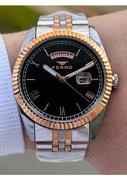 Çelik Kordon Iç Fonksiyonları Aktif Chronograph 30 mt Su Geçirmez Erkek Kol Saat EFM11130-E2 fiyatları